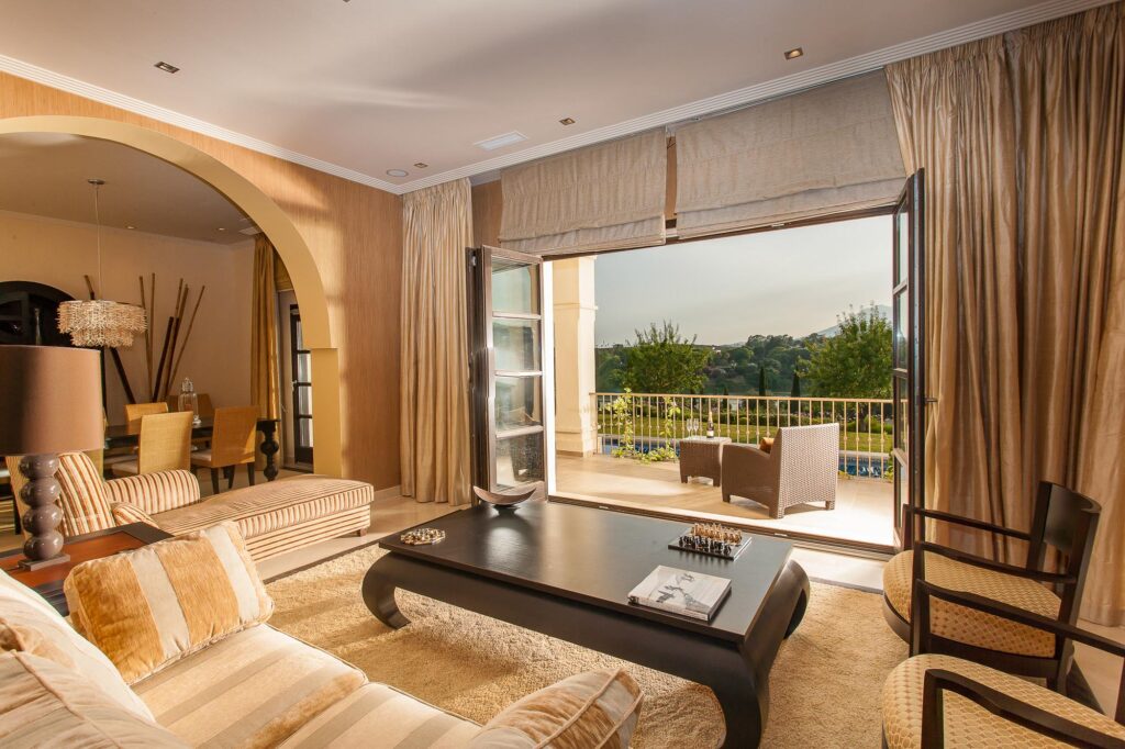 Villa Roma Marbella villa rental living Villa Roma Marbella villa rental living